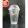 Venda quente China Fábrica 450 ml (15 oz) Transparente Descartável Copo De Smoothie De Plástico